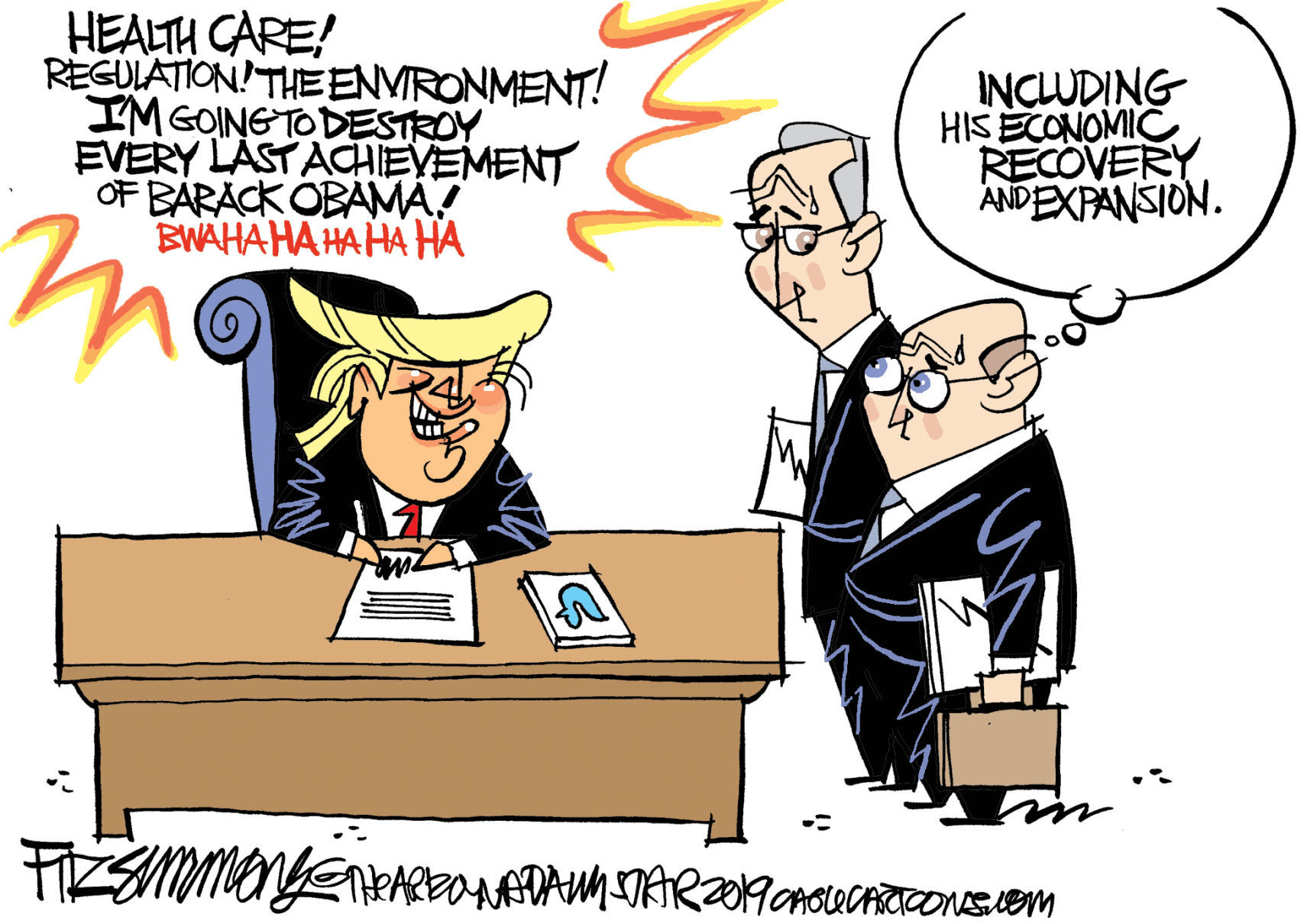 Daily Fitz Cartoon: Recession